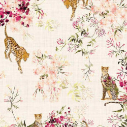 Printed Cotton FELIN Off-White / Multicolored